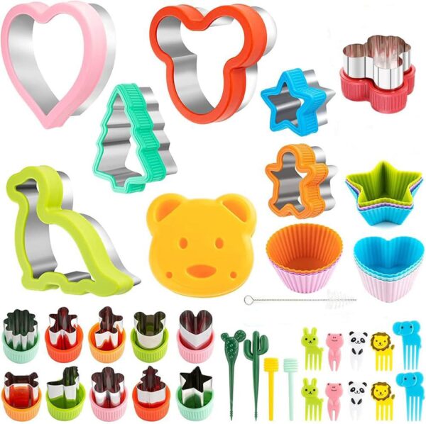 SET DE CORTADORES  PARA SANDWICH Y FRUTA PARA NIÑOS