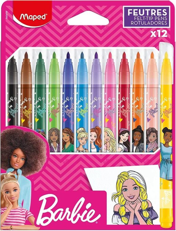 Marcadores MAPED Edicion Barbie
