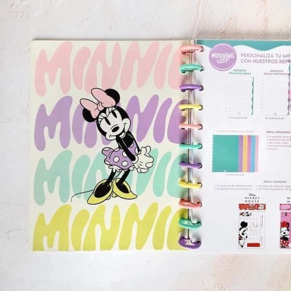 Cuaderno MINNIE MOUSE (mooving)