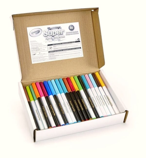 NUEVOS SUPERTIPS CRAYOLA DE 80 COLORE