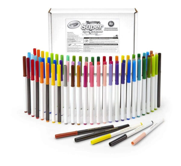 NUEVOS SUPERTIPS CRAYOLA DE 80 COLORE