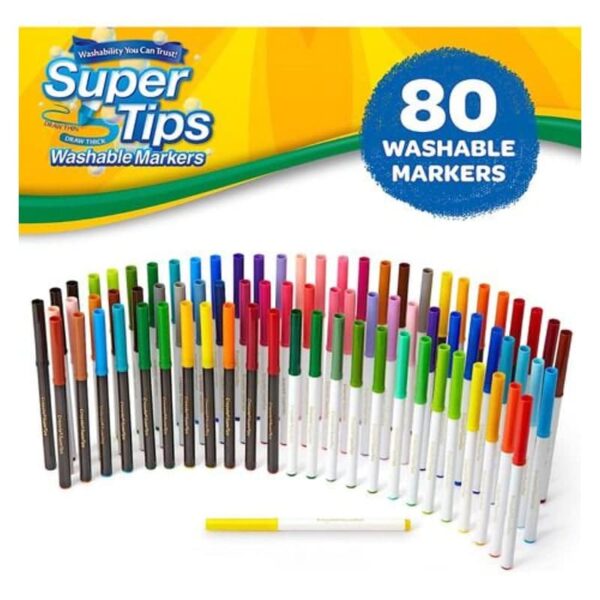 NUEVOS SUPERTIPS CRAYOLA DE 80 COLORE
