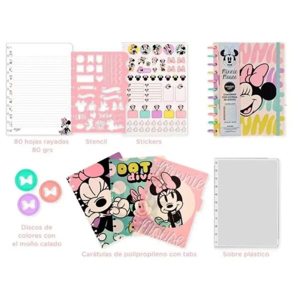 Cuaderno MINNIE MOUSE (mooving)