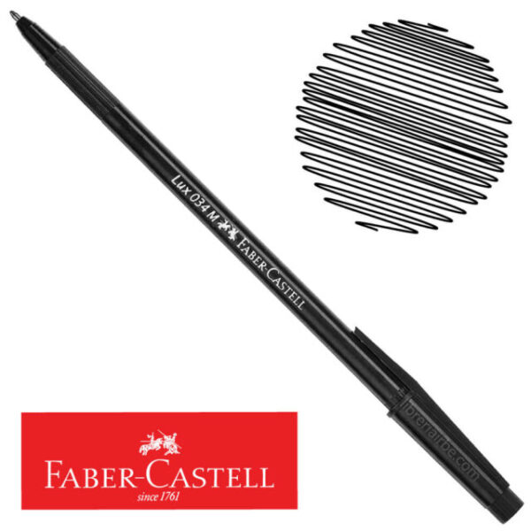 Bolígrafo Faber-Castell Lux 034 Medium, Punta de 1.0 mm,