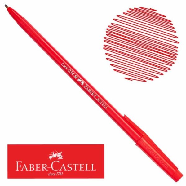 Bolígrafo Faber-Castell Lux 034 Medium, Punta de 1.0 mm,