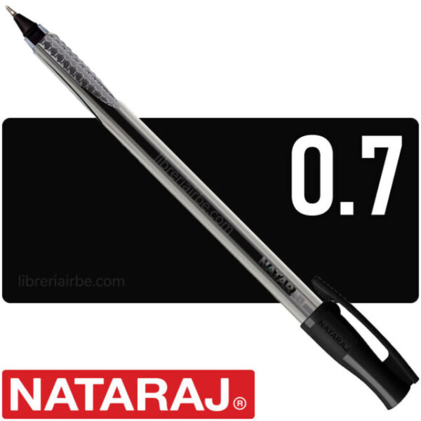 Bolígrafo Punta Fina 0.7 mm, NATARAJ