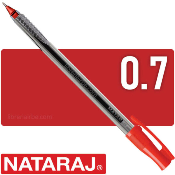 Bolígrafo Punta Fina 0.7 mm, NATARAJ