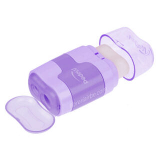 Borrador y Tajador con Depósito, de 2 Orificios Maped Connect – Colores Pastel