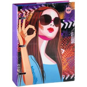 Carpeta, Trapper, Tamaño Carta, TOP, 3 Anillas, con 200 Hojas y Separadores